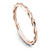Noam Carver Braided Solitaire Wedding Band B167-01B