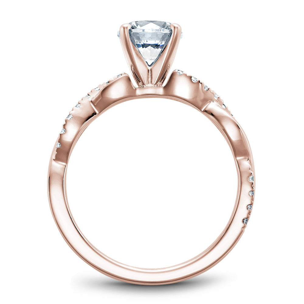 Noam Carver Diamond Twist Engagement Ring B185-02A