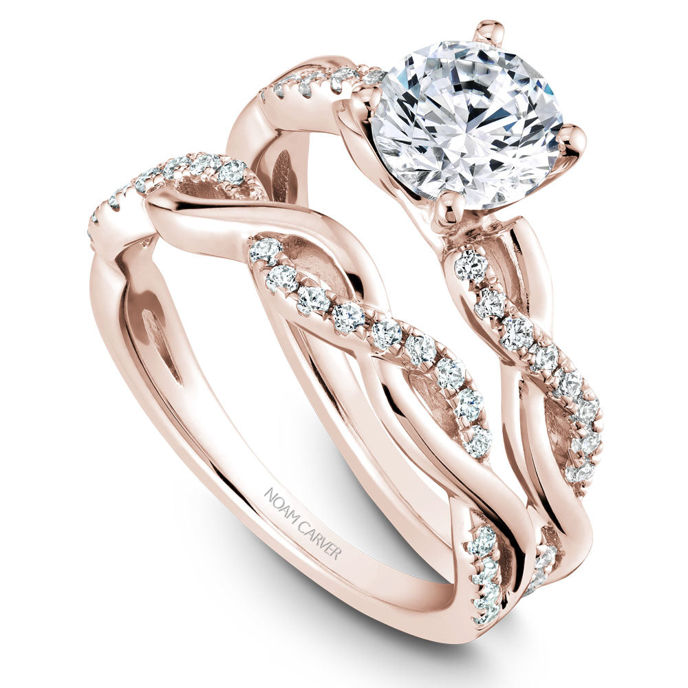 Noam Carver Diamond Twist Engagement Ring B185-02A