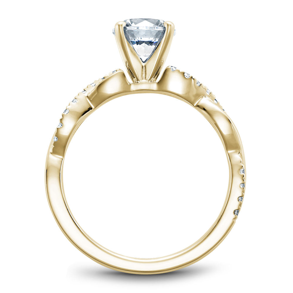 Noam Carver Diamond Twist Engagement Ring B185-02A