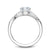 Noam Carver Curved Halo Diamond Engagement Ring B186-01A