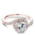 Noam Carver Curved Halo Diamond Engagement Ring B186-01A