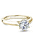 Noam Carver Classic Solitaire Engagement Ring with Diamond Detail Setting B200-01A