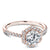 Noam Carver Hexagon Halo Diamond Engagement Ring B214-01A