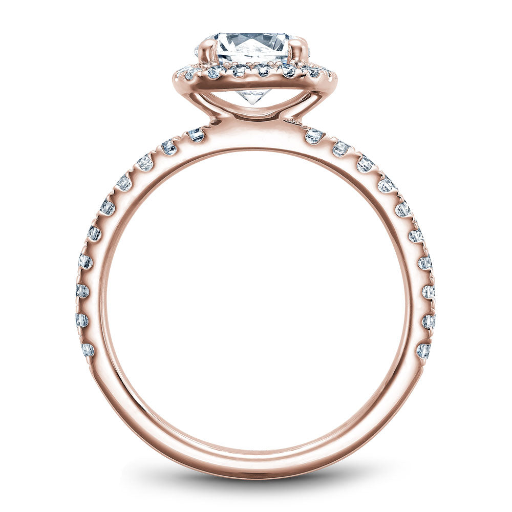 Noam Carver Diamond Halo Engagement Ring B223-01A