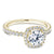 Noam Carver Diamond Halo Engagement Ring B223-01A