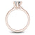 Noam Carver Classic Solitaire with Milgrain Accent Engagement Ring B247-04A