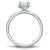 Noam Carver Diamond Rollover Halo Solitaire Engagement Ring B263-02A