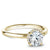Noam Carver Diamond Rollover Halo Solitaire Engagement Ring B263-02A