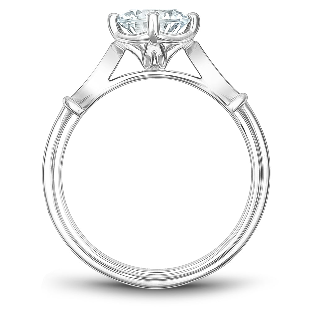 Noam Carver Vintage Inspired Diamond Engagement Ring B268-01A