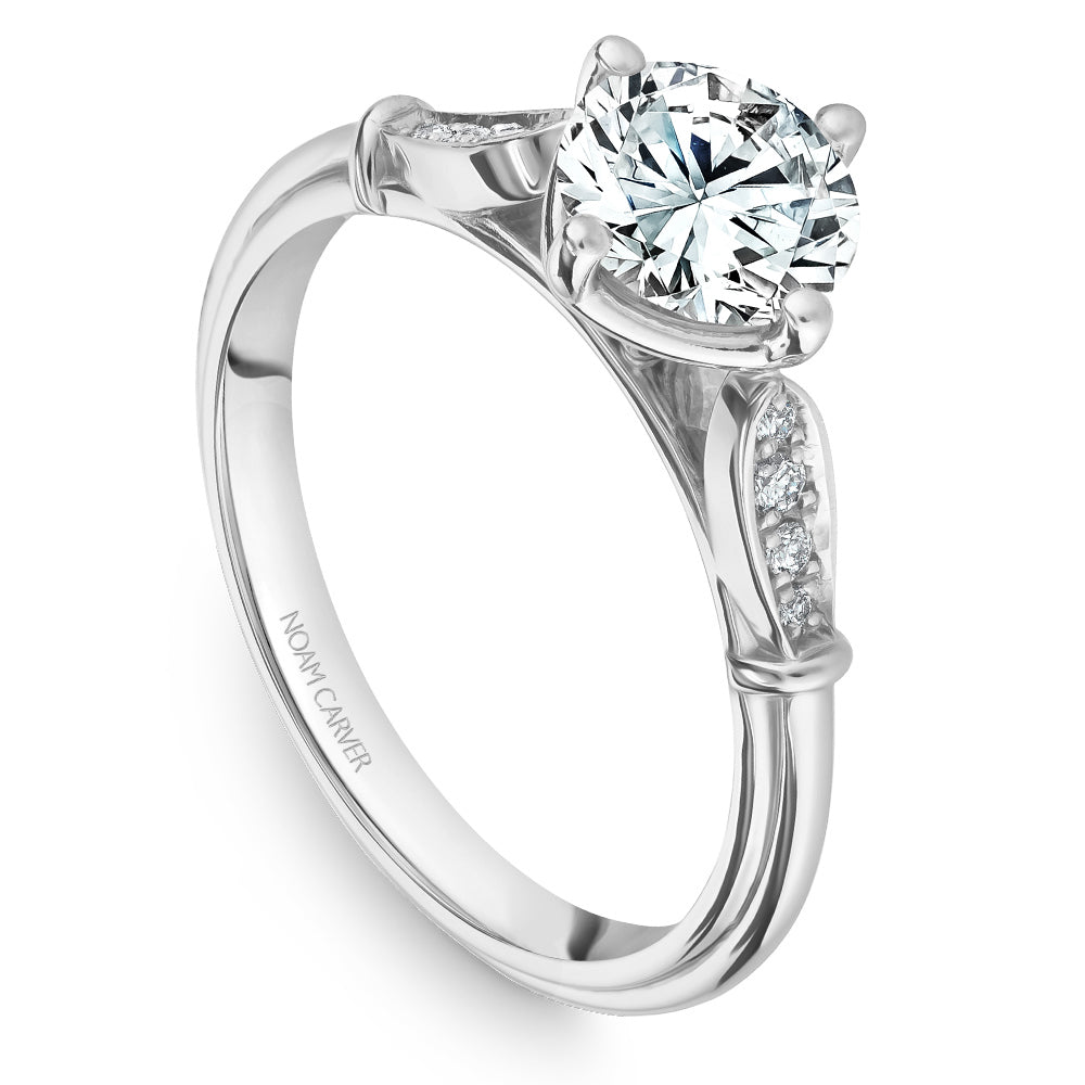 Noam Carver Vintage Inspired Diamond Engagement Ring B268-01A