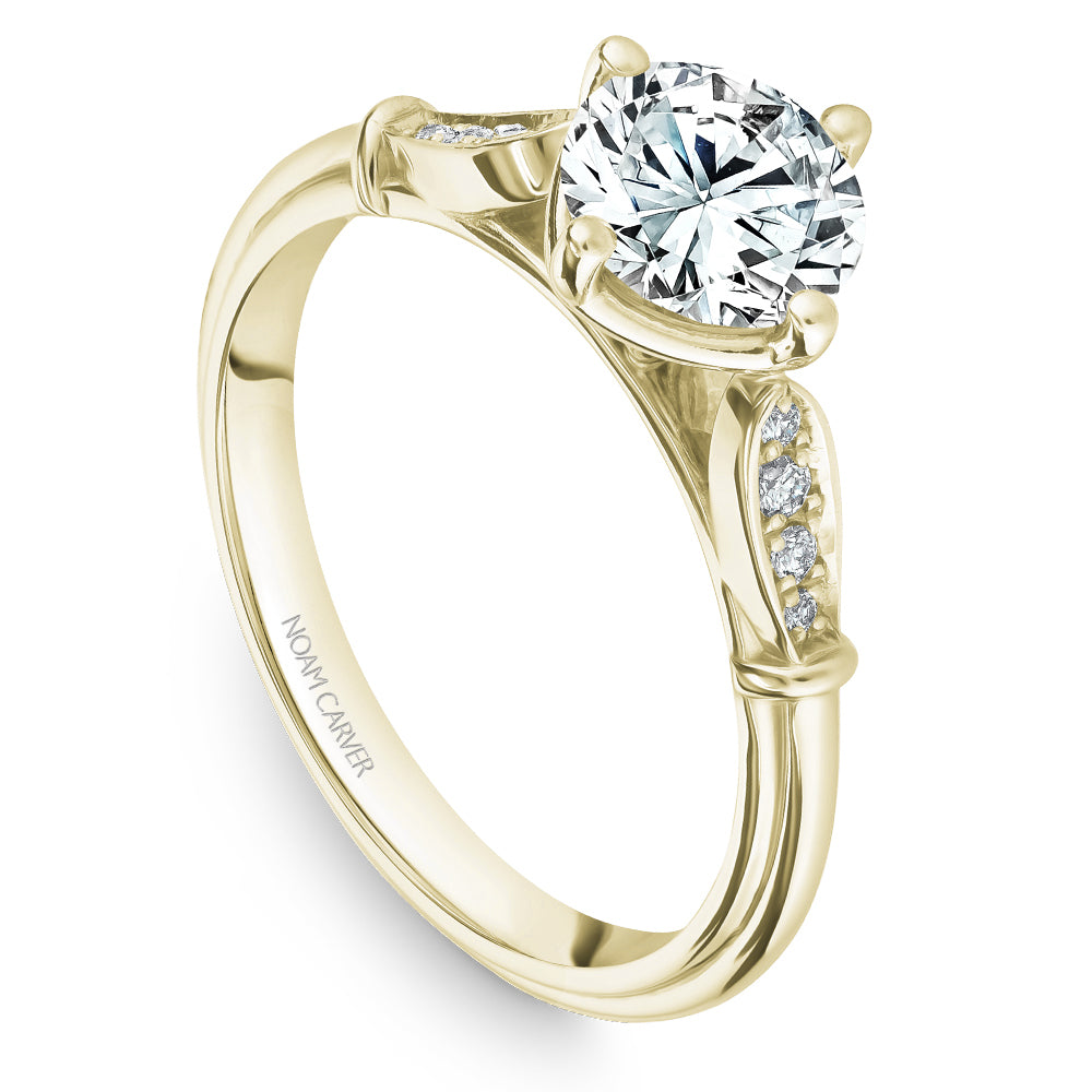 Noam Carver Vintage Inspired Diamond Engagement Ring B268-01A