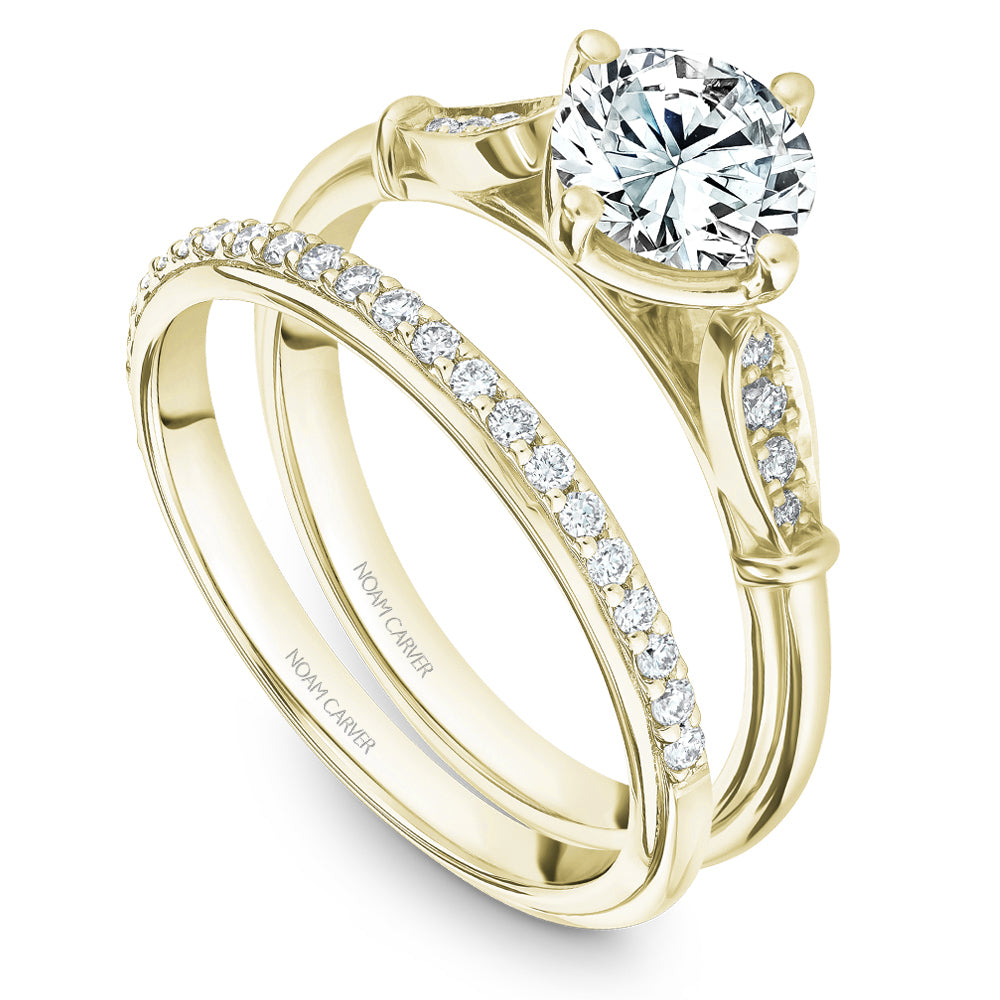 Noam Carver Vintage Inspired Diamond Engagement Ring B268-01A