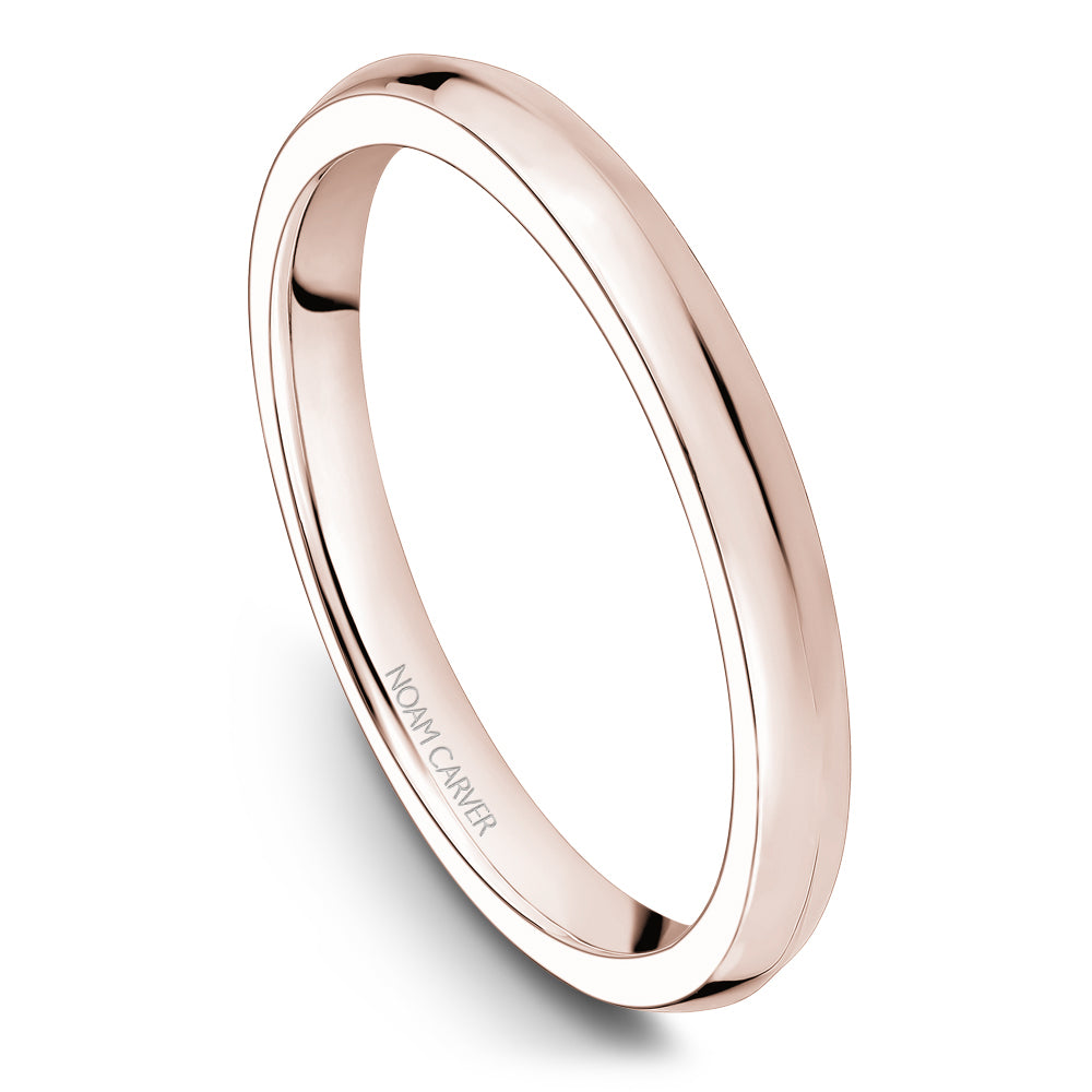 Noam Carver Solitaire Wedding Band B353-02B