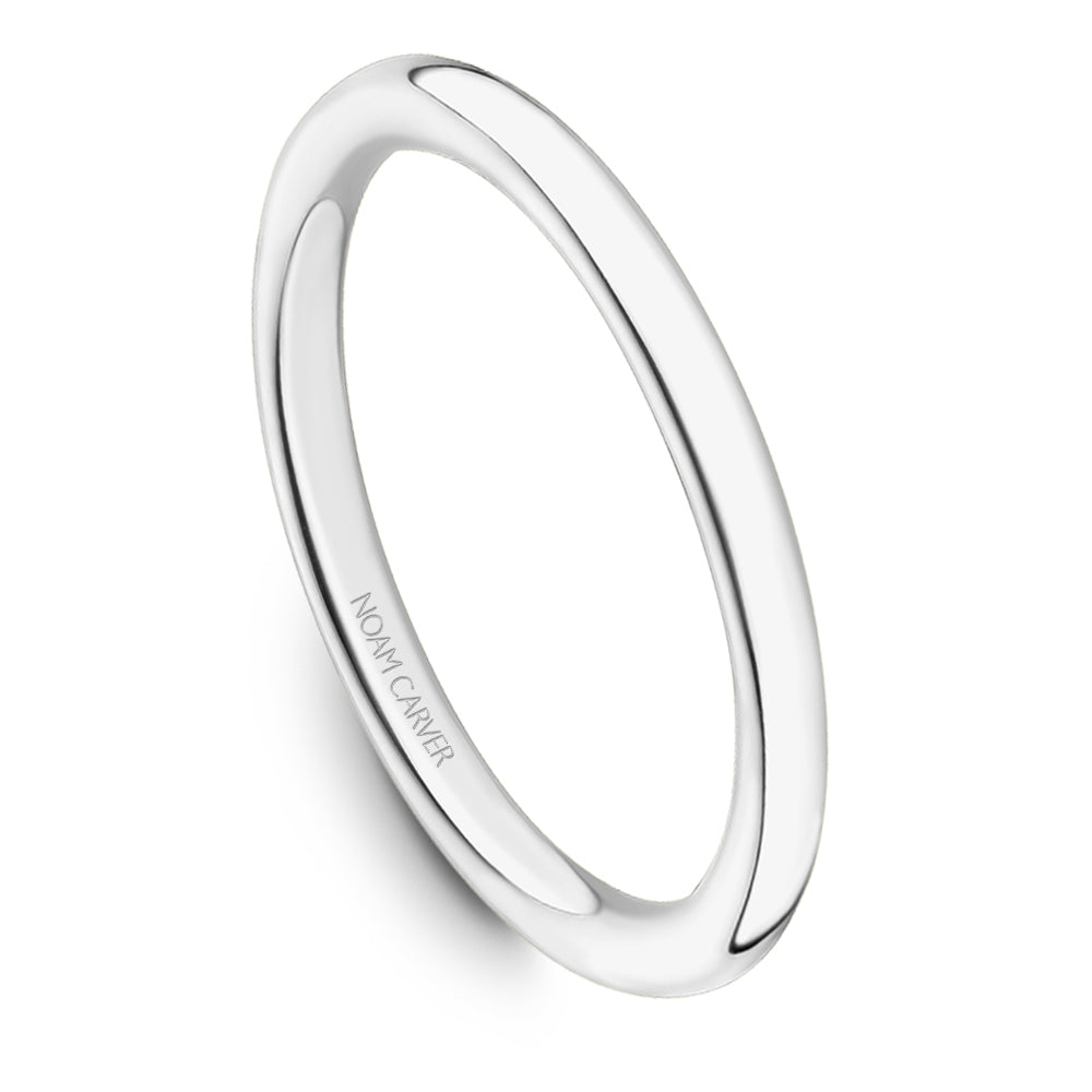 Noam Carver Solitaire Wedding Band B371-01B