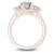 Noam Carver Three Stone Solitaire Engagement Ring B373-01A