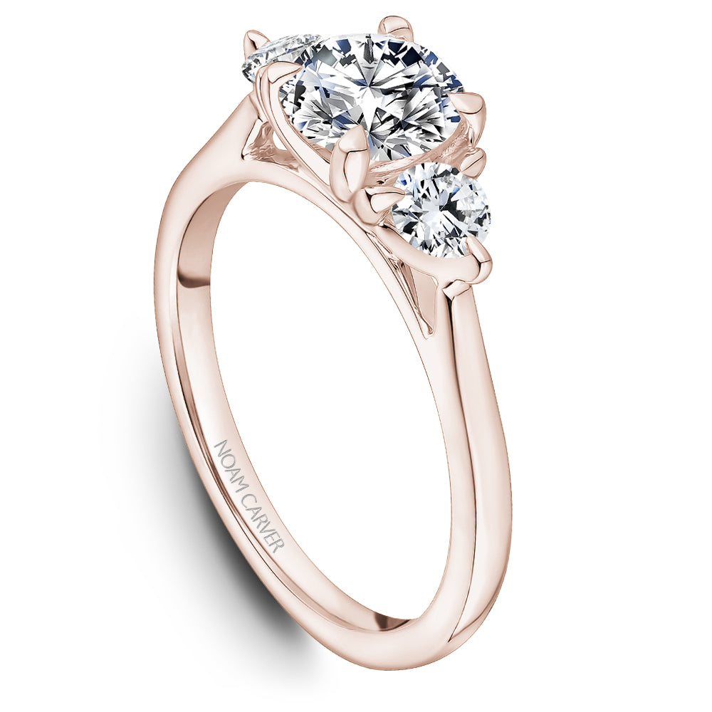 Noam Carver Three Stone Solitaire Engagement Ring B373-01A — Cirelli  Jewelers