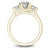 Noam Carver Three Stone Solitaire Engagement Ring B373-01A