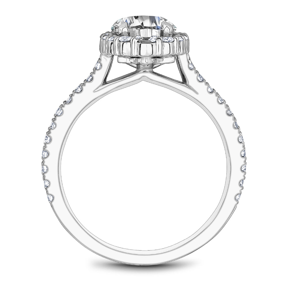 Noam Carver Boutique Halo Diamond Engagement Ring B521-01A