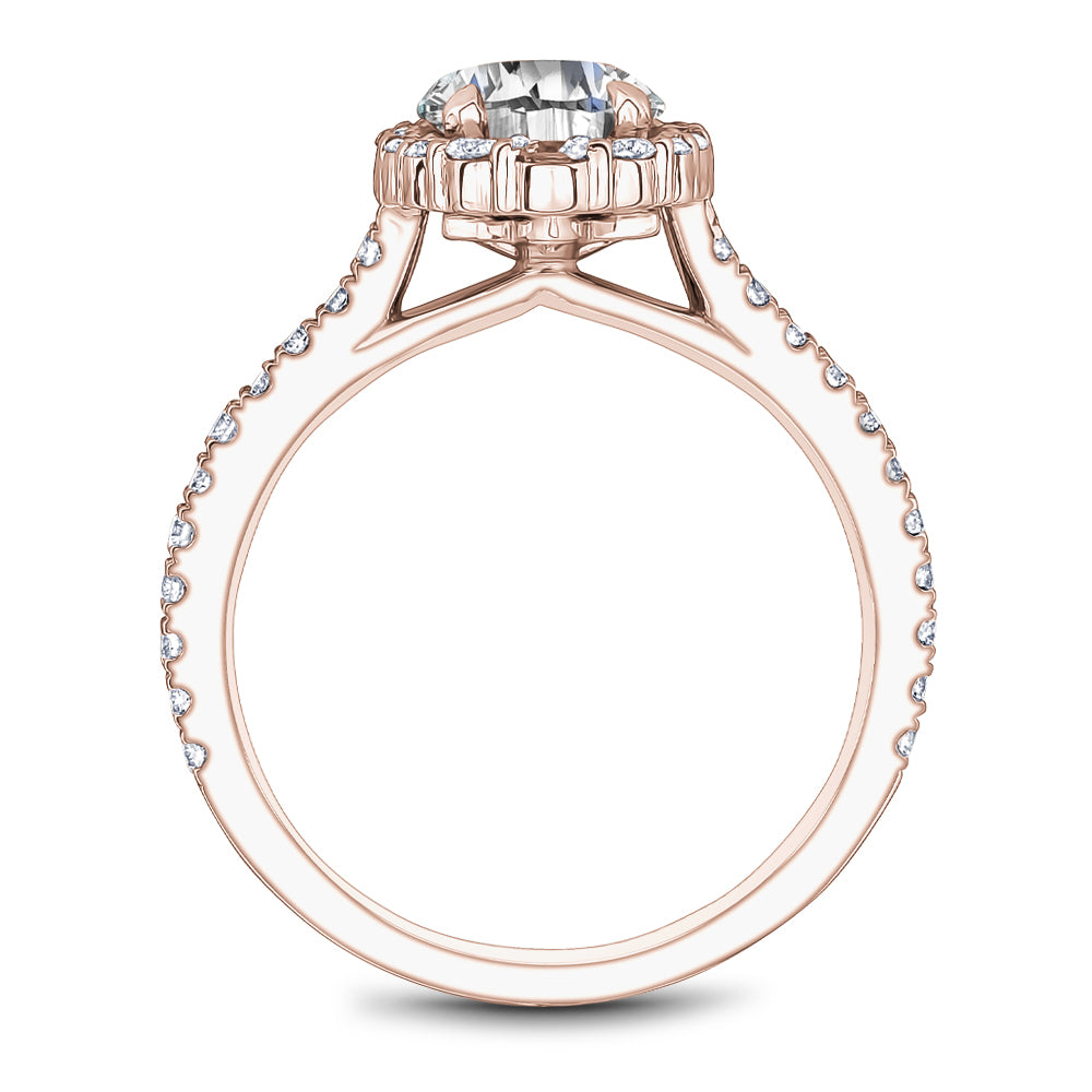 Noam Carver Boutique Halo Diamond Engagement Ring B521-01A