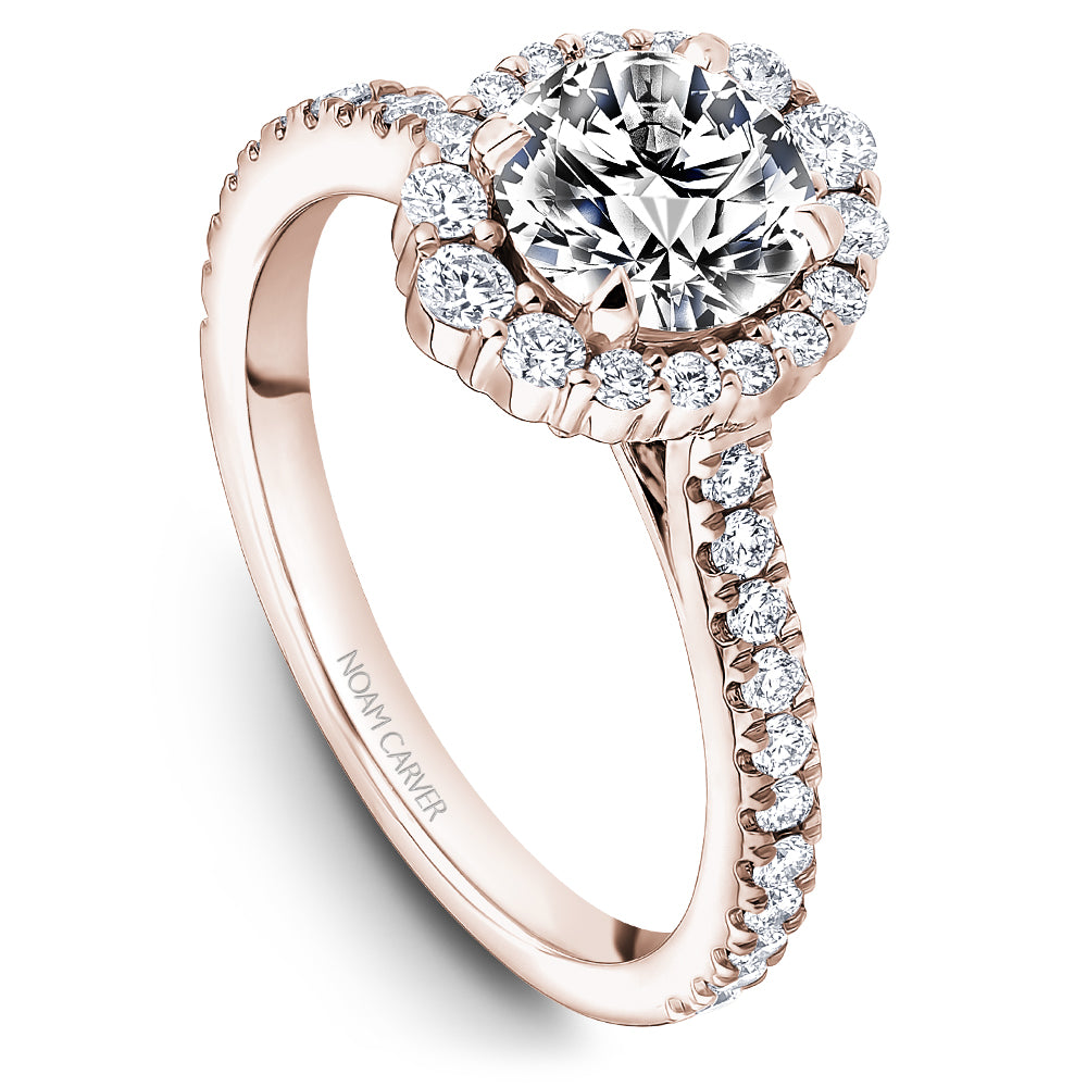 Noam Carver Boutique Halo Diamond Engagement Ring B521-01A