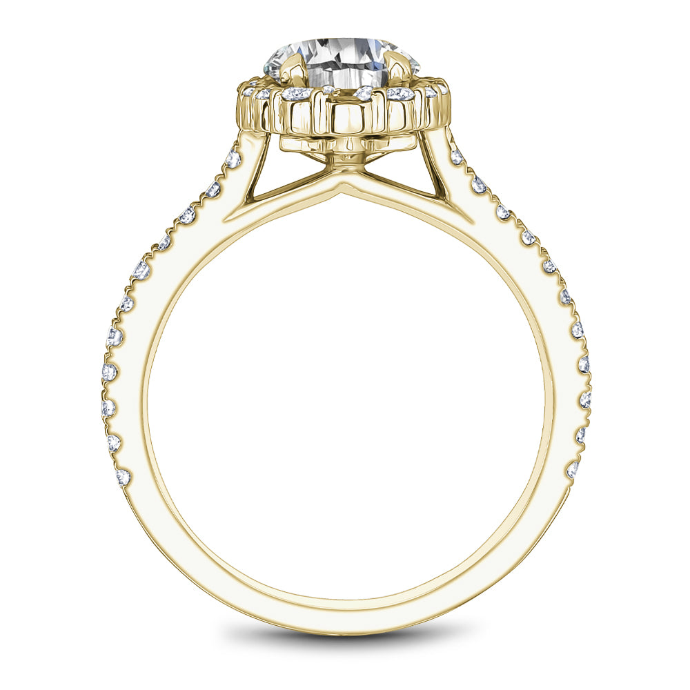 Noam Carver Boutique Halo Diamond Engagement Ring B521-01A