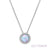 Lafonn Simulated Diamond & Opal Birthstone Necklace - October BN001OPP