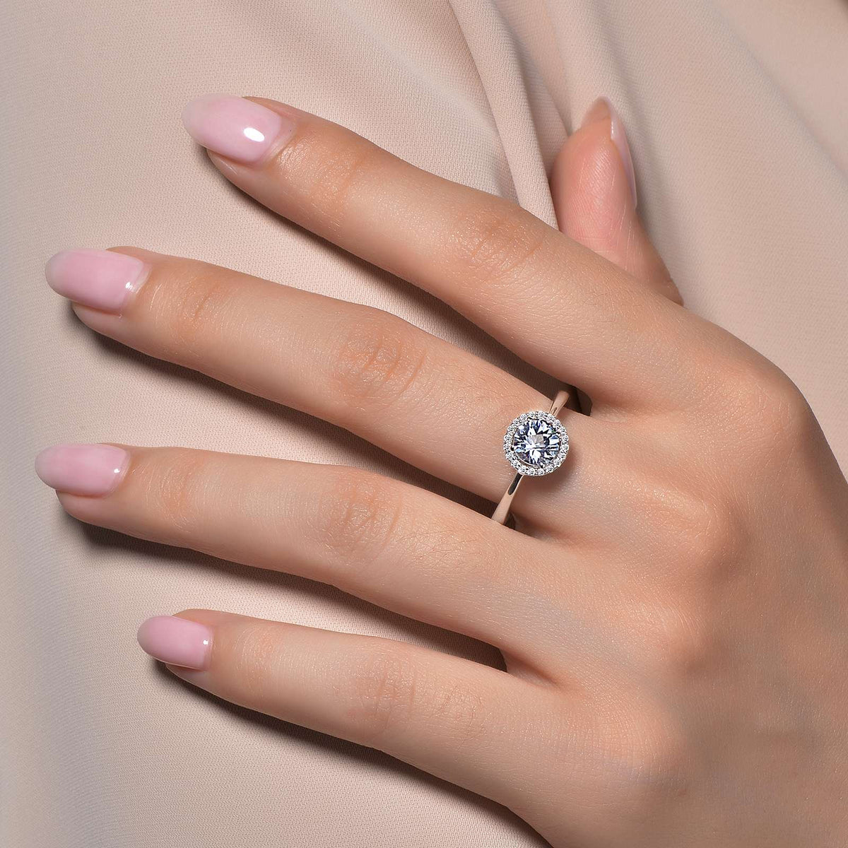 Lafonn Simulated Diamond &amp; Aquamarine Birthstone Ring - March BR001AQP