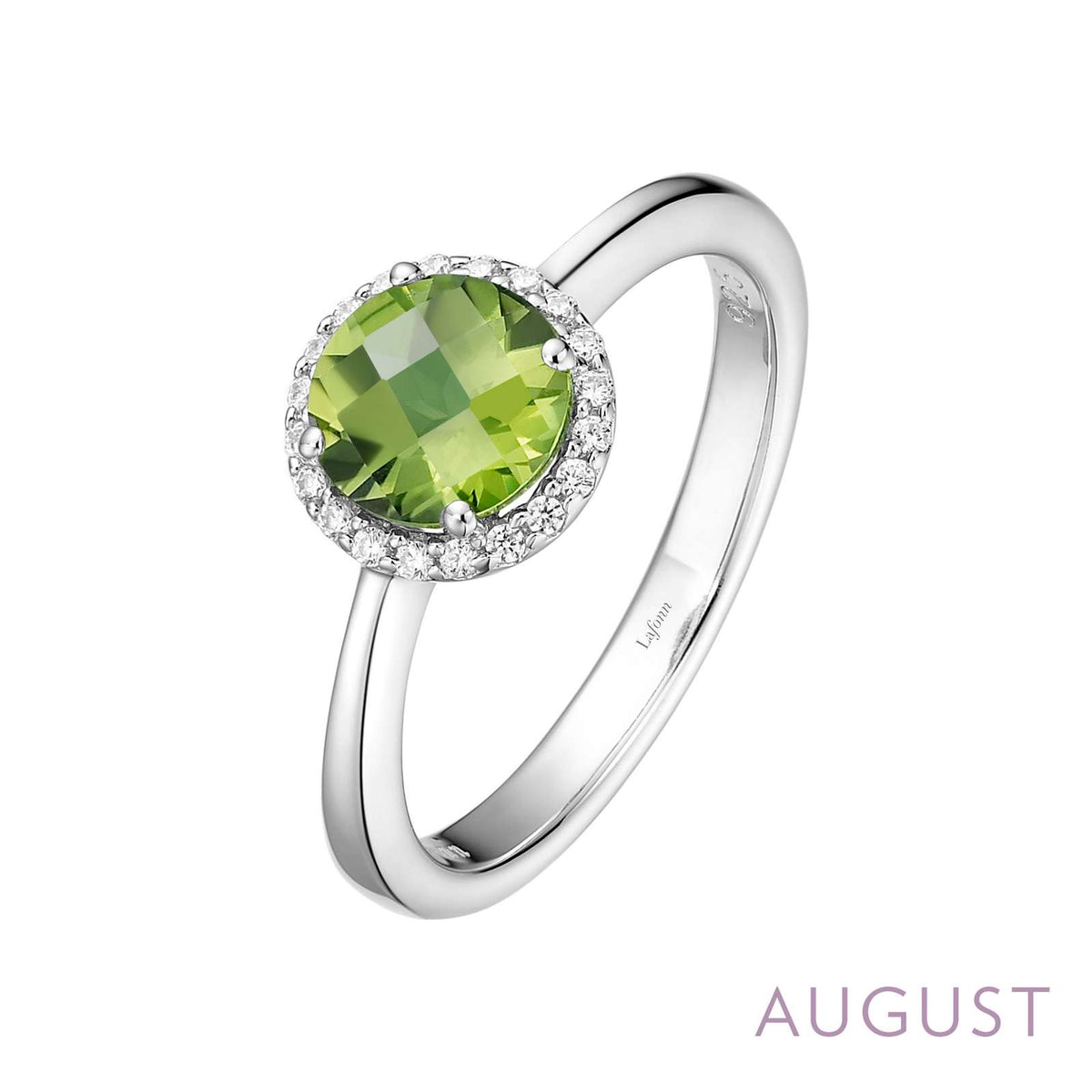 Lafonn Simulated Diamond &amp; Genuine Peridot Birthstone Ring - August BR001PDP