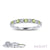 Lafonn Simulated Diamond & Genuine Peridot August Birthstone Stackable Ring BR004PDP
