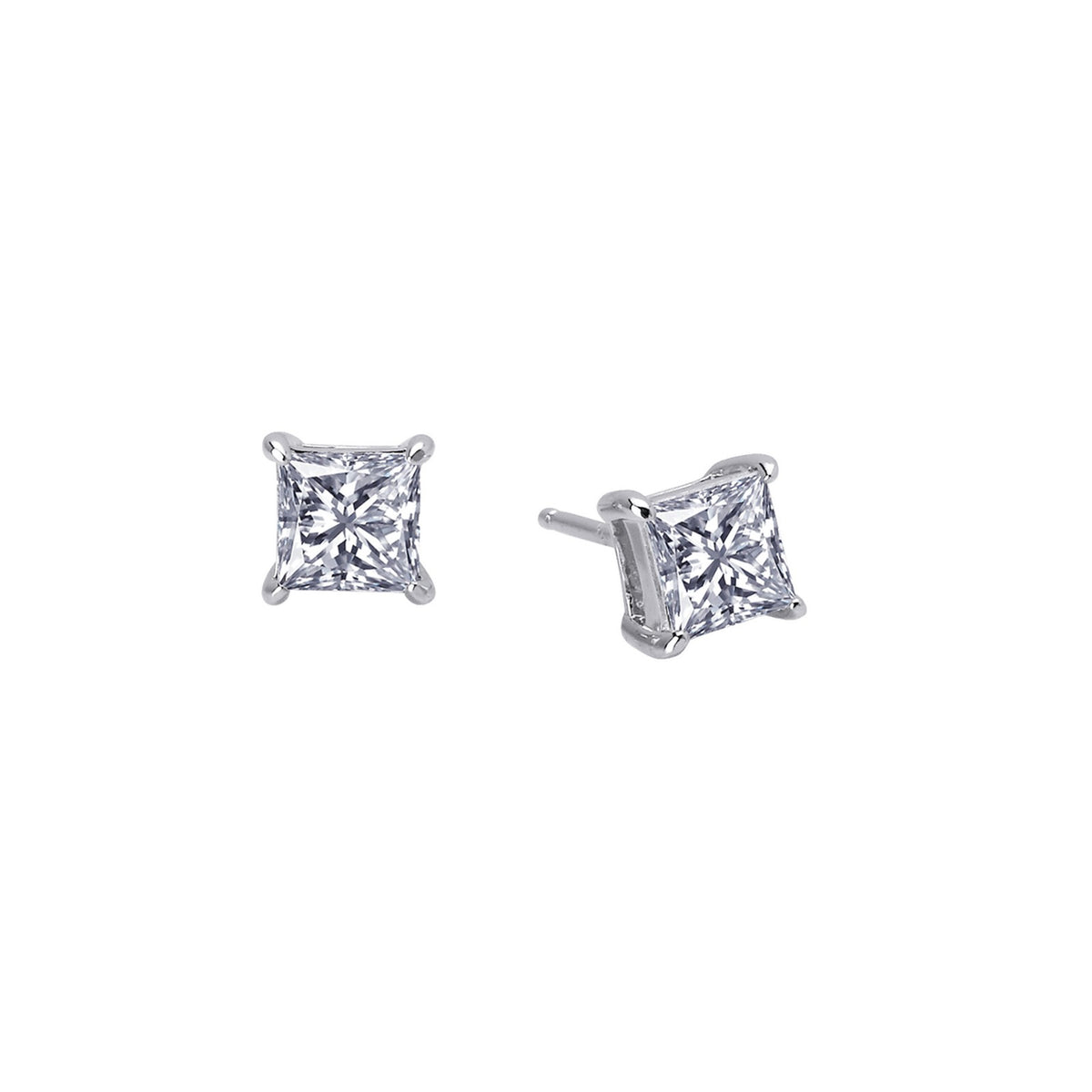 Lafonn Simulated Diamond 1.50ct Princess Stud Earrings E0114CLP00