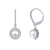 Lafonn Simulated Diamond & Cultured Freshwater Pearl Earrings E0190CLP