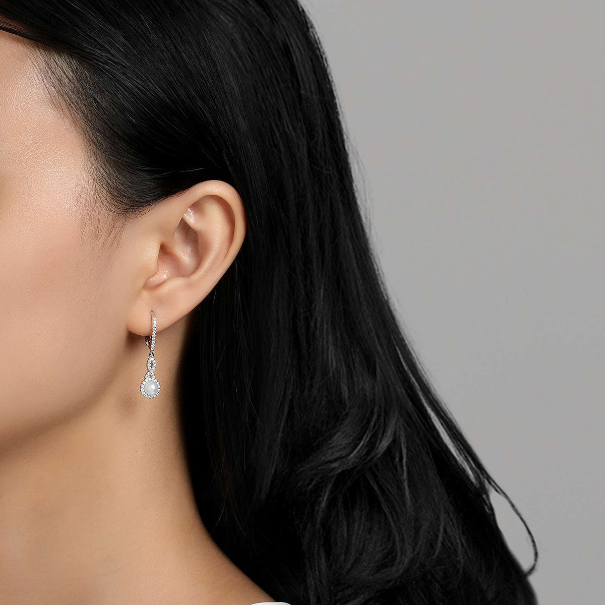 Lafonn Simulated Diamond &amp; Freshwater Cultured Pearl Earrings E0196CLP