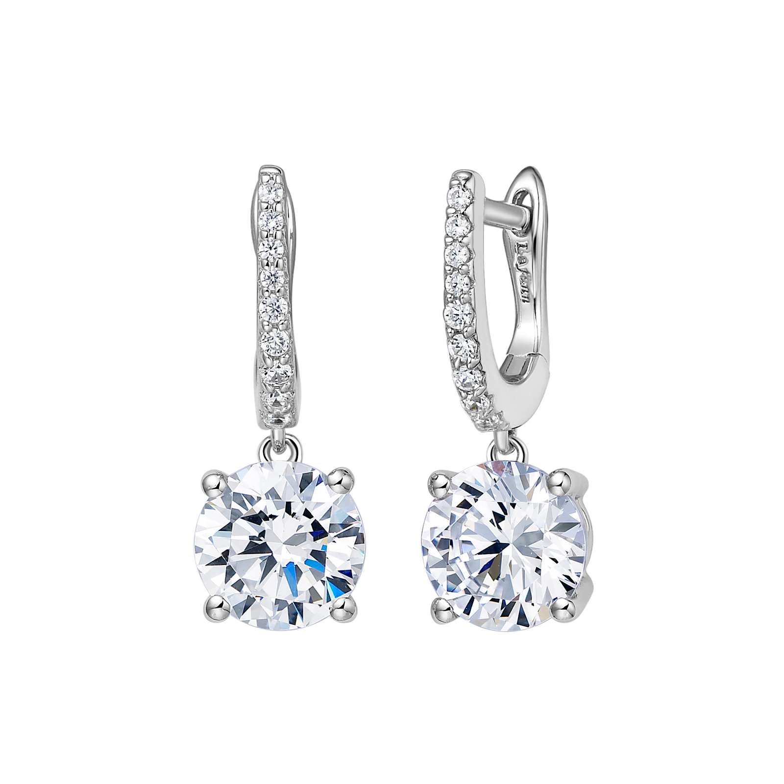Lafonn Lassaire Simulated Diamond Huggie Drop Earrings