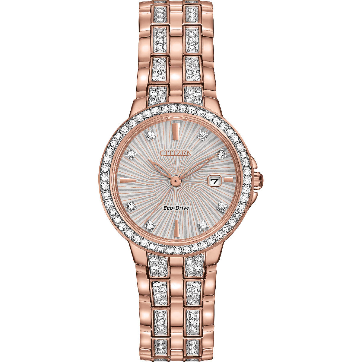 Citizen Eco-Drive Silhouette Crystal EW2348-56A