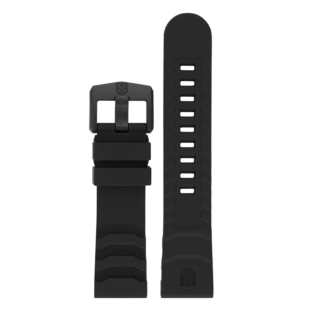 Luminox 24MM Black NBR Rubber Strap for Navy Seal Series - FPX.3800.20B.K