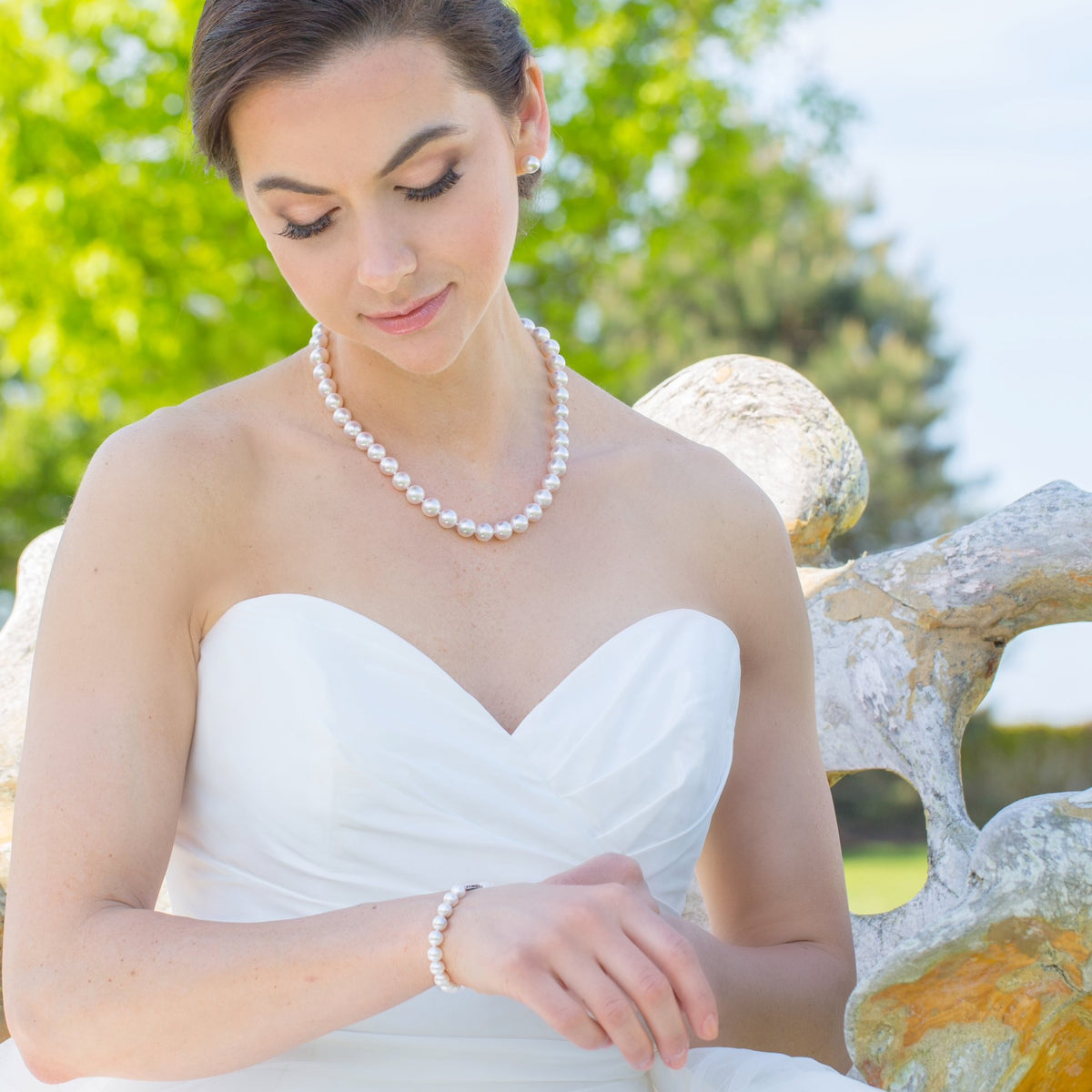 14K Gold Signature High Luster Akoya Pearl 18&quot; Strand