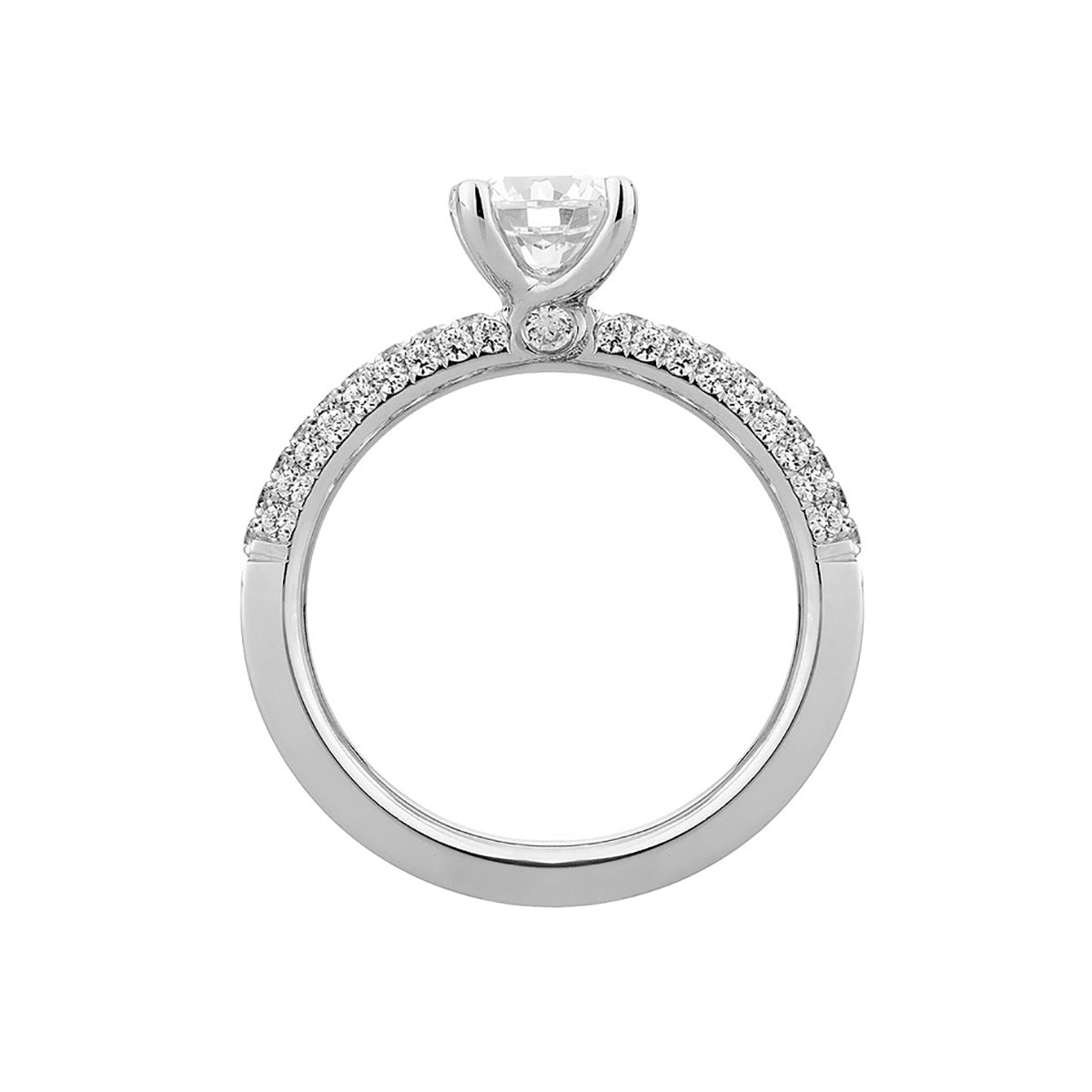 A.Jaffe Micro Pavé Rollover Diamond Engagement Ring ME1534/148