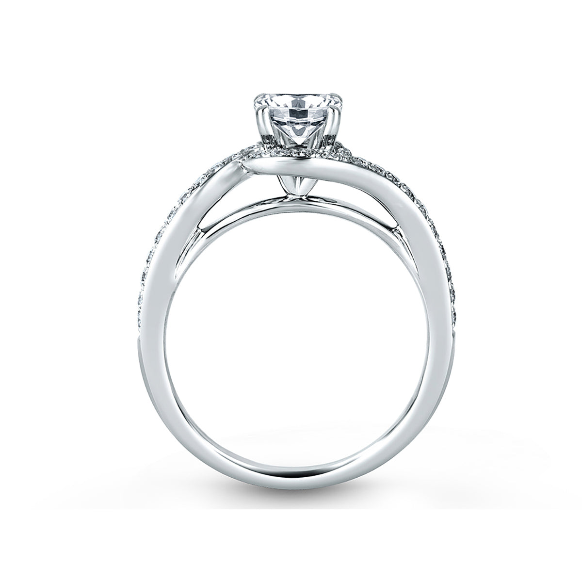 A.Jaffe Delicate Twist Diamond Engagement Ring ME1557/102