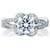 A.Jaffe Floral Inspired Top Twisted Shank Diamond Engagement Ring ME1623/149