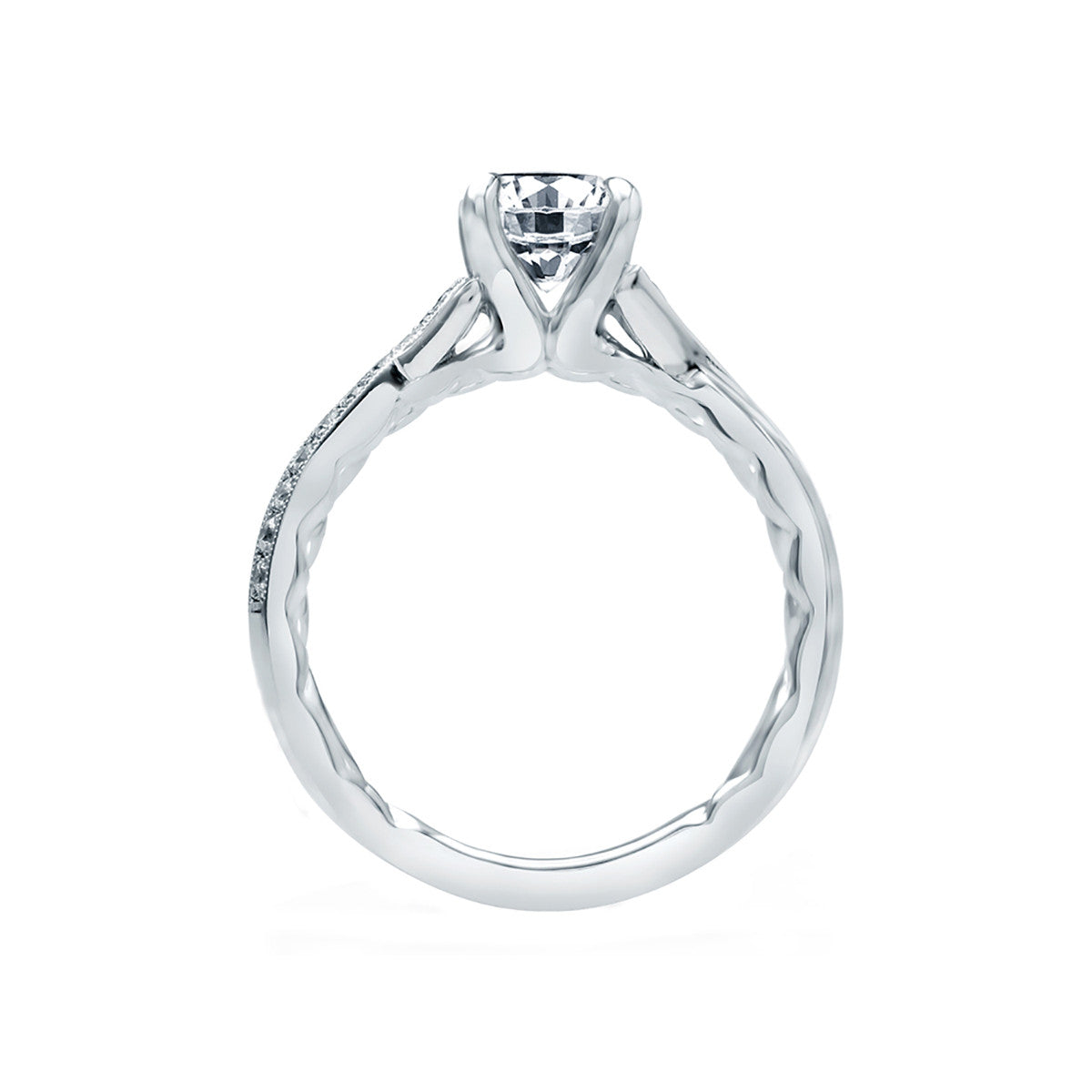 ★追跡&関税込【SHASHI】Kamila Ring 7/8 CT. T.W. Princess-Cut Diamond Frame Twist Shank