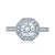 A.Jaffe Octagonal Halo Modern Vintage Diamond Quilted Engagement Ring ME2100Q/122