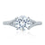 A.Jaffe Split Shank Flowing Pavé Diamond Quilted Engagement Ring ME2158Q/169