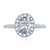 A.Jaffe Oval Halo with Belted Gallery Detail Quilted Diamond Engagement Ring ME2168Q/205
