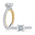A.Jaffe Timeless Diamond with Accented Prong Quilted Engagement Ring MECRD2345Q/159