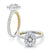 A.Jaffe Iconic Quilt Designer Halo Round Diamond Engagement Ring MECRD2383Q/171