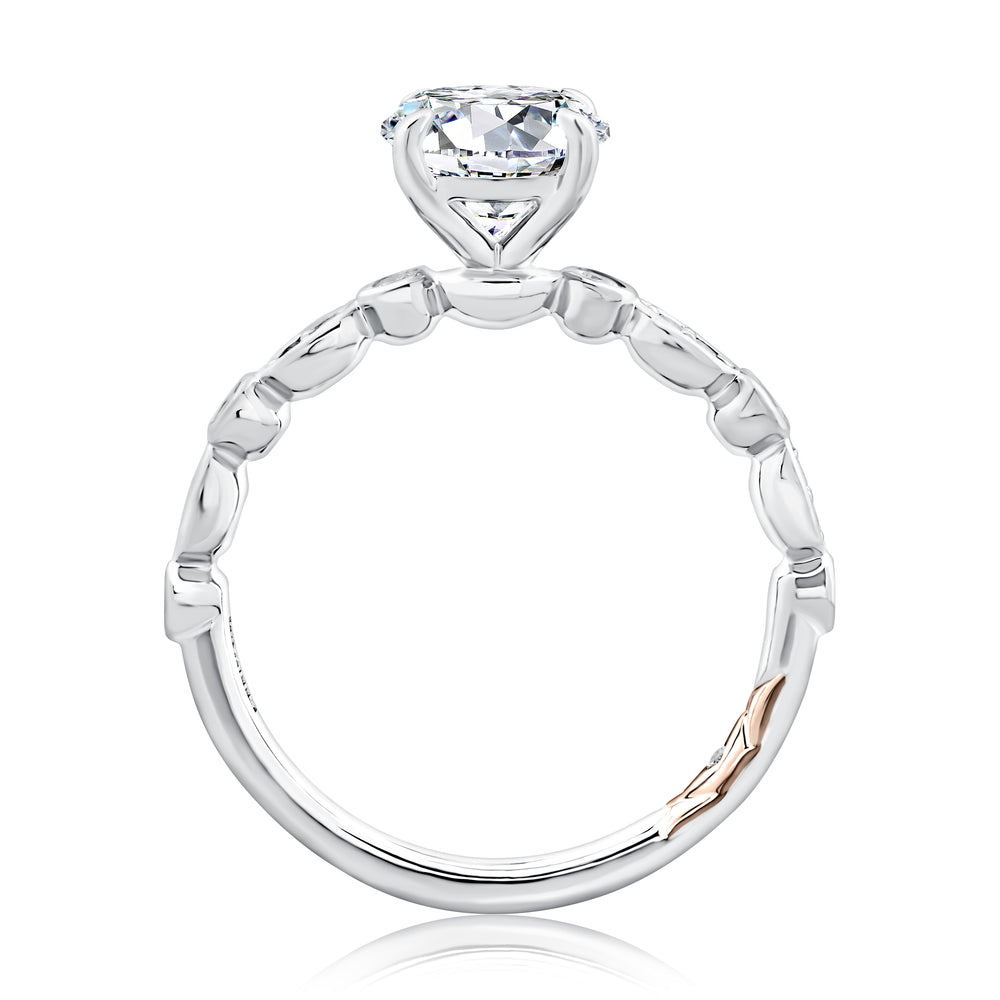 A.Jaffe Sectional Alternating Diamond Engagement Ring MECRD2737/140