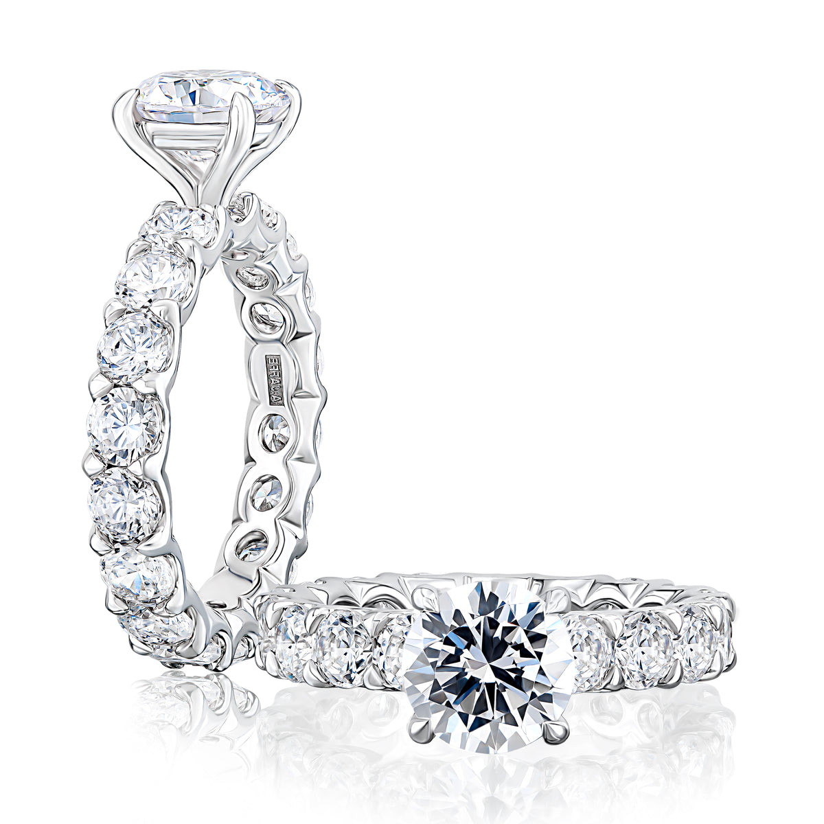A.Jaffe Classic Statement Eternity Diamond Engagement Ring MECRDD2521E/523