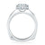 A.Jaffe Signature Peek-A-Boo Diamond Bezel Solitaire Engagement Ring MES057/121