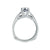 A.Jaffe Diamond Cross Over Profile Detail Solitaire Engagement Ring MES144/115